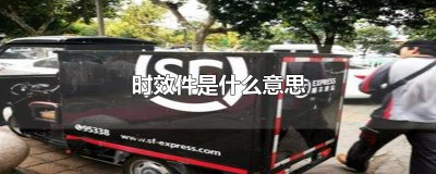 ​时效件是什么意思