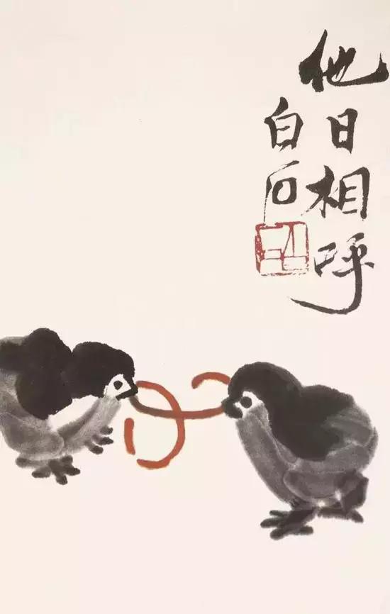 齐白石的画100幅(齐白石五幅画五个典故)(2)