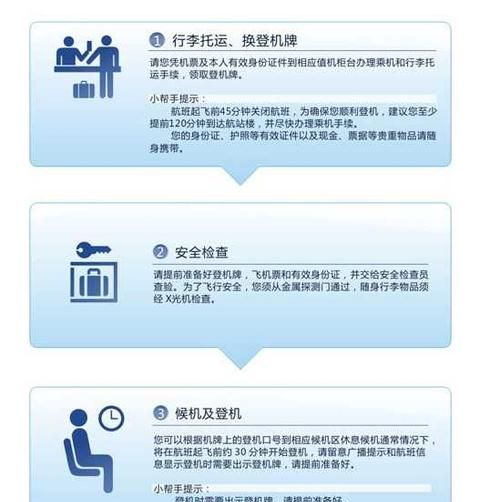 现在坐飞机流程是怎么样的?第一次坐飞机