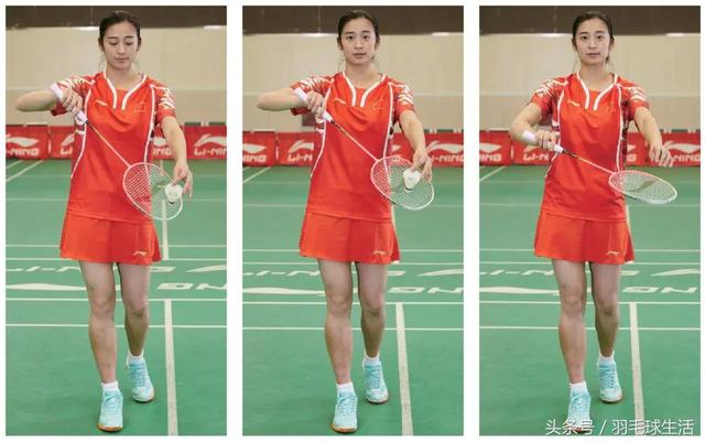 单打羽毛球发球技巧和手法（王琳教你羽毛球发球技巧）(14)