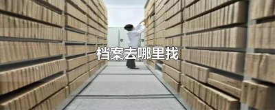 ​档案去哪里找