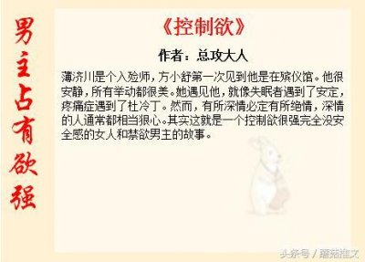 ​男主占有欲强的宠文，有肉有剧情，男主千方百计把女主禁锢在身边