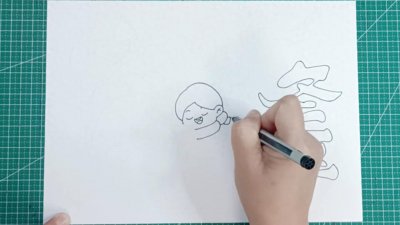 ​冬至就要到了，今天教宝子们画冬至儿童画