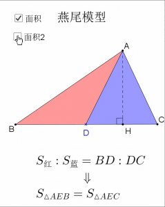 ​小学数学几何常用模型之燕尾模型