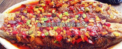 ​鱼冷冻后可以保存多久
