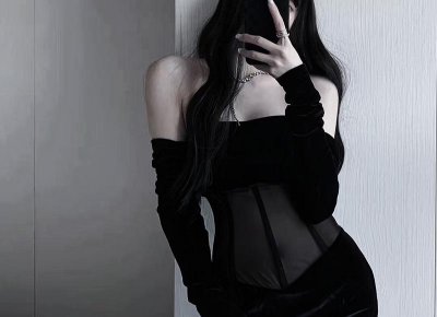 ​阚清子仙女，30岁阚清子用一款波波头发型搭配仙女裙